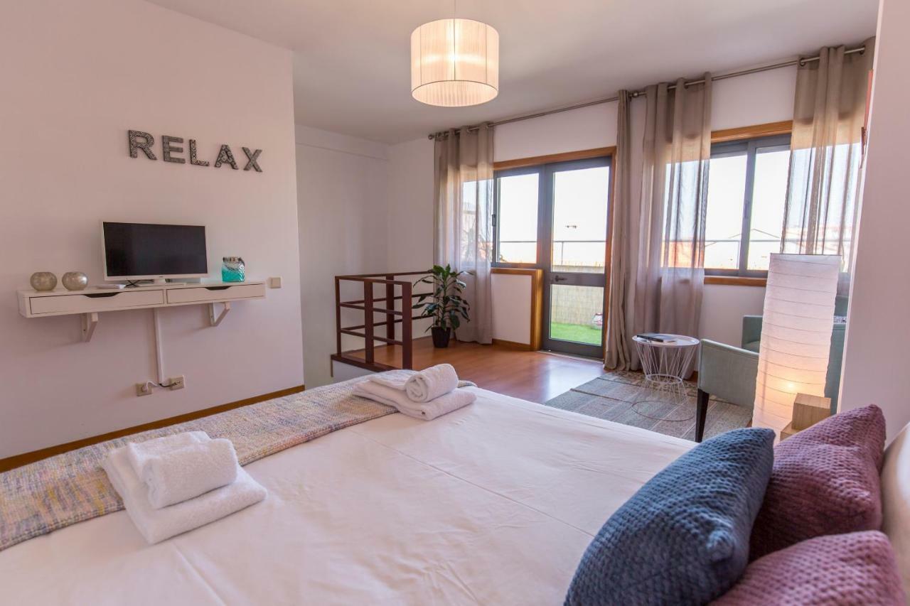 Sunset Relaxing Apt With Terrace, Parking & Bikes Porto Luaran gambar